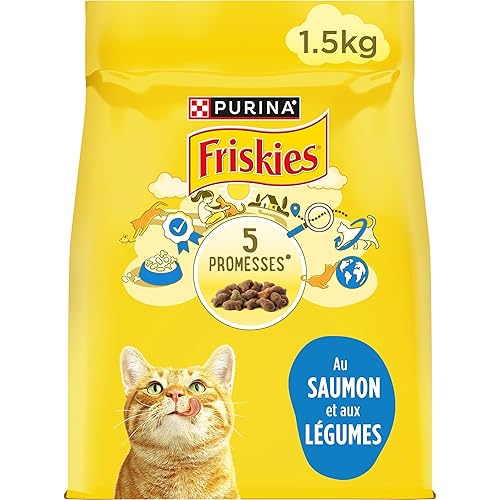 FRISKIES Au Saumon et aux Légumes - 1,5 KG -