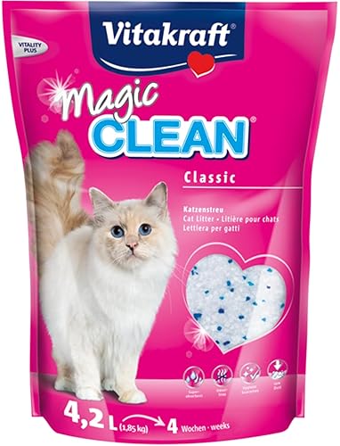 VITAKRAFT Magic Clean - Litière Silice Absorbante Pour Chat -