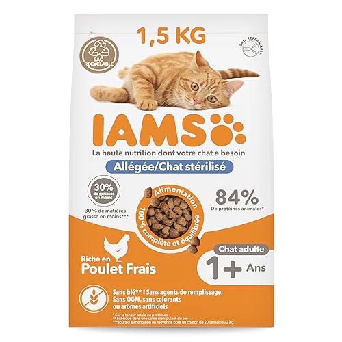 IAMS Vitality - Croquettes Premium Chats stérilisés - savoureuses complètes