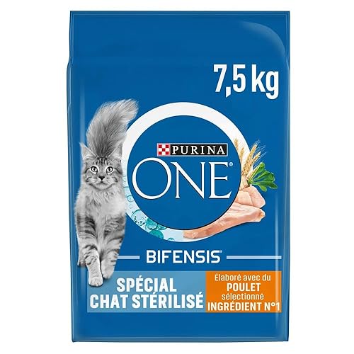 PURINA ONE Bifensis Chat Stérilisé Croquettes au Poulet pour Chats