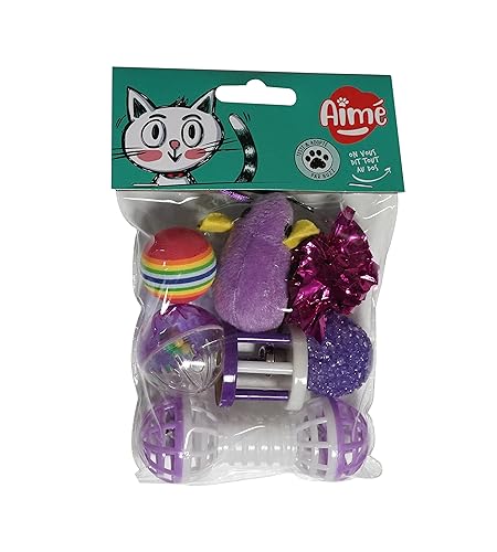 Aimé | Lot de 7 Jouets pour Chat | Jouets