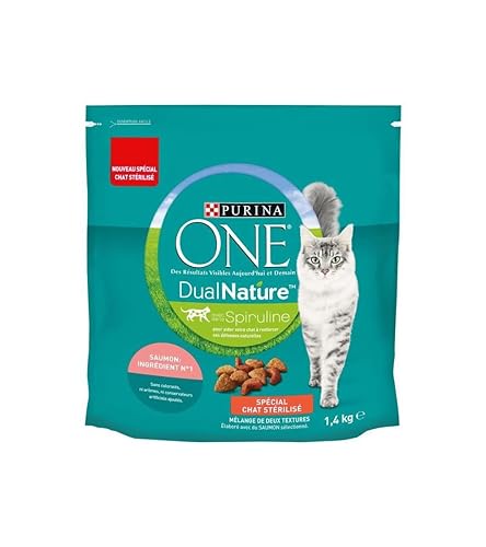 Purina One Dua Nature Au Saumon Avec de La Spiruline