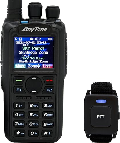 AnyTone AT-D878UV Plus Handheld Radio DMR/Analog Dual Band with Bluetooth