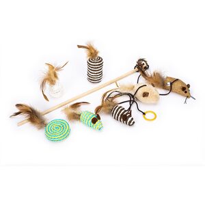 Lot de jouets TIAKI Madagascar pour chat - lot de